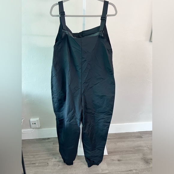 Nike black ski pants snow bib sz Large unisex men women L snow pants overalls - Picture 4 of 4